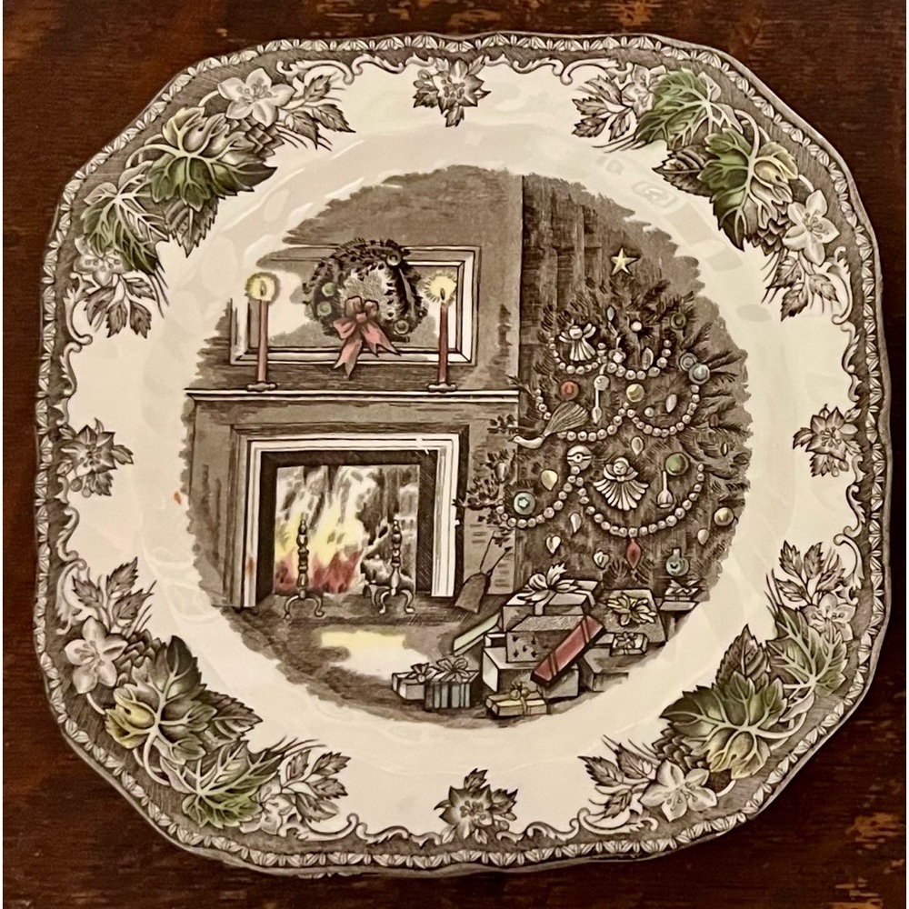 Johnson Bros xmas sandwich plates